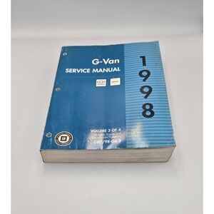 GM G-Van Service Manual 1998 Volume 3 OEM Repair Book